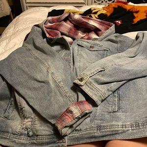 Maurice’s hooded jean jacket